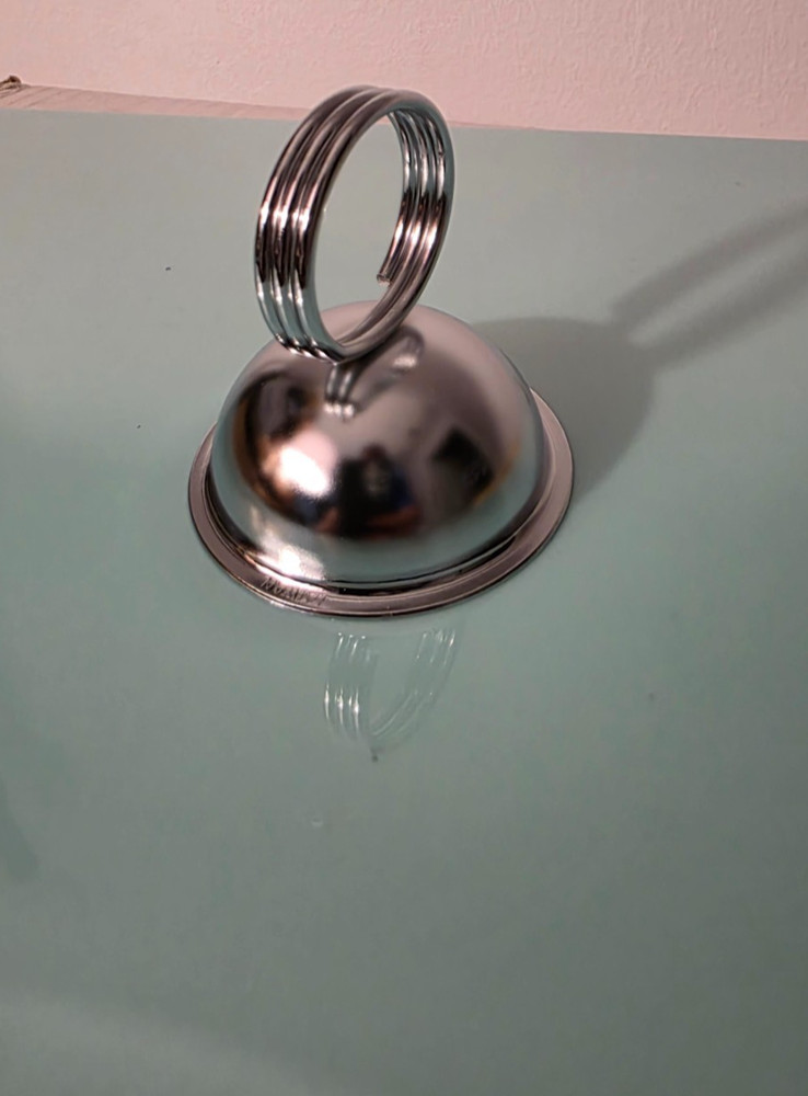 24 Pieces Silver Ring Clip Table Number Menu Place Card Holders 2.5″x2.33″ Ring