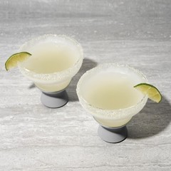 Host Glass Freeze Stemless Margarita Glasses Drinking Set, Insulated Cocktail…