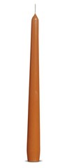 BOLSIUS Orange Taper Candles – 4 Pack Unscented 10 Inch Dinner Candle