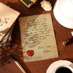 Joyberg 70PCS Vintage Paper 8.5 x 11 in Parchment for Writing