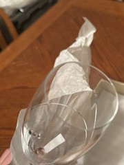 Oleg Cassini Tiara Crystal Champagne Toasting Flutes Set of 2 New In Box Czech