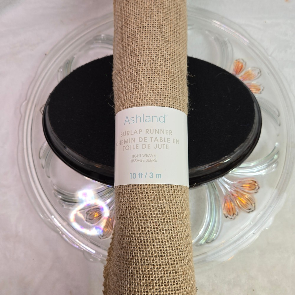 Ashland 10′ Long Natural Burlap Table Runner Outdoor Tight Weave Jute Burlap