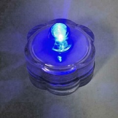 4 PC LED Tea Light set Flower-Shape Different Color Waterproof Wedding Party US