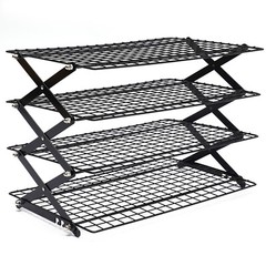 4-Tier Baking Cookie Cake Display Rack Cooling Shelf Gourmet Food Storage Holder