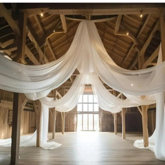 Bed canopy fabric 108″ wide Nylon Tulle, very soft drape, sold by the yard.