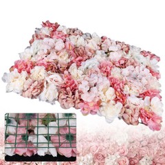 Flower Wall Fake Panel Party Artificial Wedding Decor Hydrangea Flower Wall NEW