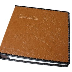Photo Album Book, Family Album Self Adhesive Scrapbook, Leather Cover, Holds …