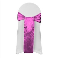 Tissue Lame Chair Sashes 6″ x108″ Bow Metallic 100% Polyester 8 COLORS Wedding