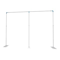 10x20ft Backdrop Stand Pipe Kit Background Support Curtain Stand & Steel Base