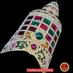 Designer Goddess Varalakshmi AMMAVARU KIREETAM SET | Amman Pooja Festivals