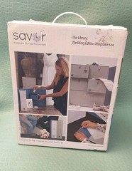 New Savor Keepsake Storage Reinvented The Library: Wedding Edition Keepsake Box