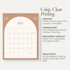 Versatile Calendar 2026-2027 – Vertical January 2026 8.5×11 Inches No Magnet