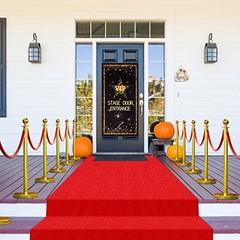 Red Carpet Runner 2.6 x 15 ft Christmas Not Slip Red Aisle Runner VIP Stage