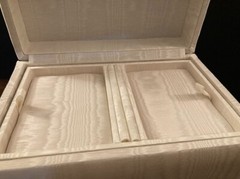 Vtg 4- Piece Designer Wedding Keepsake Set w/Swarovski Crystal by Andre Van Pier