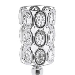 10Pcs Crystal Vase for Centerpieces with Crystal Beads Wedding Vase for Table