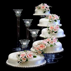 5 Tiers ACRYLIC Clear CAKE STAND Wedding Birthday Cupcake Display Cake Tower