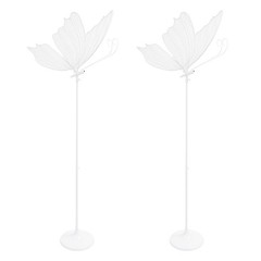 2pcs Freestand 110V Wedding Creative Butterfly LED Floor Lamps Adjustable Height