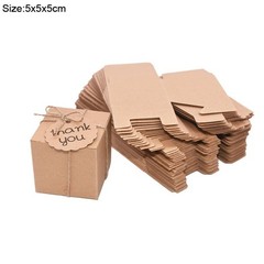 Travel Case Candy Boxes Kraft Paper Gift Boxes Wedding Birthday Party Christmas