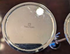 Vera Wang Sterling Silver Love Knots Wedding Toasting Champagne Flutes Pair