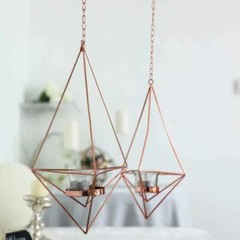 Geometric Candle Holders Hanging Decorations Party Events Wedding Centerpieces