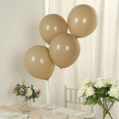 50 TAUPE 12″ Biodegradable Latex Matte Pastel Balloons Party Wedding Decorations