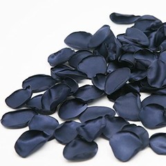 Rose Petals,Flower Petals,Silk Rose Petals Scatter Petals for Wedding Navy Blue