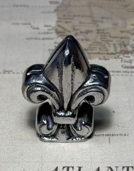 Fleur De Lis Place Card Holder/ Paper Weight •Brinson & Collins•Handcrafted•NWOT