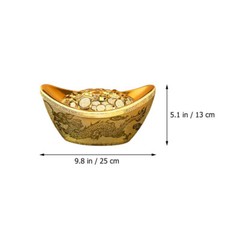 Ingot Gift Box Child Kids Toy Wealth Decorative Figurine Wedding Crafts Ornament