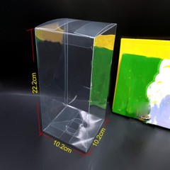 10PCS PVC Boxes Wedding Party Favour Gift Display Storage Box Clear Plastic Cube