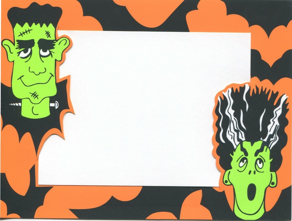 Editions Limited Box of 10 Frankenstein/Bride invitations 5 3/8″ x 7 1/8″