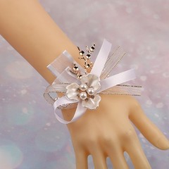 Simple Elegant Wedding 3pcs Pearl Wrist Flower Pearl Material 15cm DéCor Hand