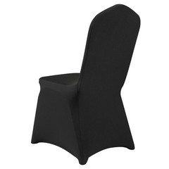 Black Stretch Spandex Folding Chair Covers for Wedding Party Dining