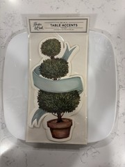 NWT Set of 12 Table Setting/Name Card Topiary Table Accents.