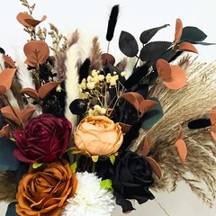RyddeligHome 100pcs Fall Flower Arrangements in Vase, Fall Centerpieces for