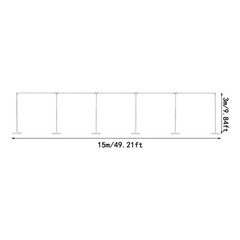 Wedding Silver/Purple Decoration Stand Rectangle Party Backdrop W/ Pedestal