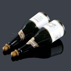 Plastic Champagne Bubble Bottle Wedding Supplies Party Favors Decor 9.2*3cm D6FC