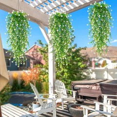 8pcs Artificial Plant Fake Eucalyptus Hanging Flower Wedding Garden Home Decor