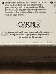 Gartner studios 50 Count Platinum Hearts Wedding Invitation Kit~ Sealed Package