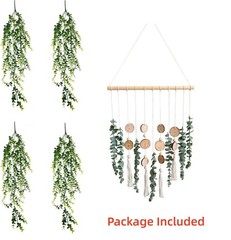 Artificial Plant Fake Eucalyptus Wall Hanging Flower Wedding Garden Home Decor