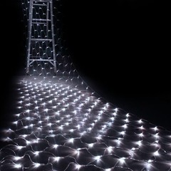 20 ft x 10 ft White LED Lights BACKDROP Wedding Party Ceremony Decorations SALE