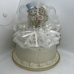Vintage Dreamsicles Cherub/Angel Bride and Groom-Cake Topper/Figurine