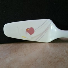 VTG Mikasa Bone China Cake Pie Server FX007 Anthurium Made in Japan Replacement