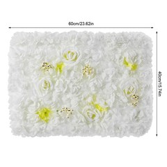 12* Artificial Flower Wall Panel Wedding Backdrop Event Party Flower Wall Panel