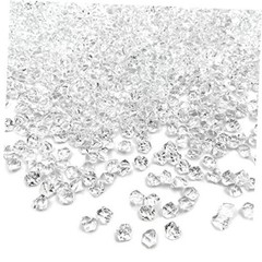 Fake Ice Rocks – 5000 pcs 5x7mm Acrylic Ice Cubes Plastic – 5x7mm