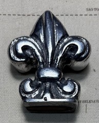 Fleur De Lis Place Card Holder/ Paper Weight •Brinson & Collins•Handcrafted•NWOT