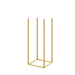 23.6in 10Pcs Tall Gold Metal Flower Stand for Wedding Table Centerpieces Decor.