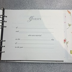 HALLMARK “Our Guests” Wedding Book