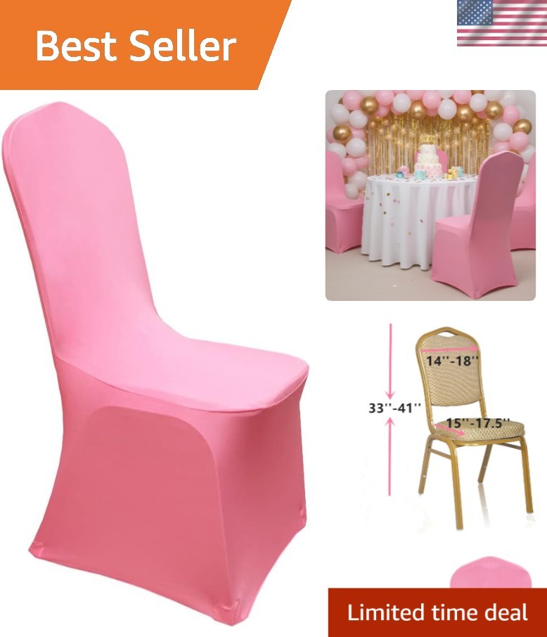 Spandex Chair Cover Chair Decoration for Wedding Banquet Party Light Pink | c…
