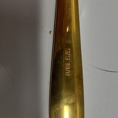 EISINLY Gold Stainless Steel Cake Knife & Server Set, Two-Piece, Glossy Finish