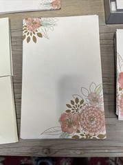 Studio His&Hers 50 Count Floral Wedding Invitations with envelopes & reply cards
